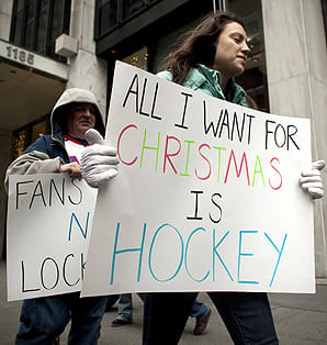 Even though there's no NHL games thanks to the lockout, fans are likely to remain loyal to the sport.